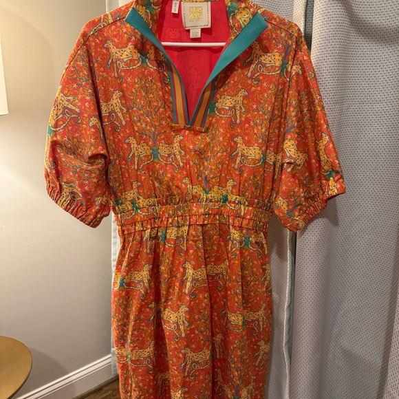 Emily McCarthy Colorful Printed Mini Dress - L - Picture 1 of 1